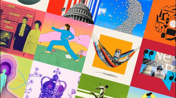 BBC newsletters mosiac artwork